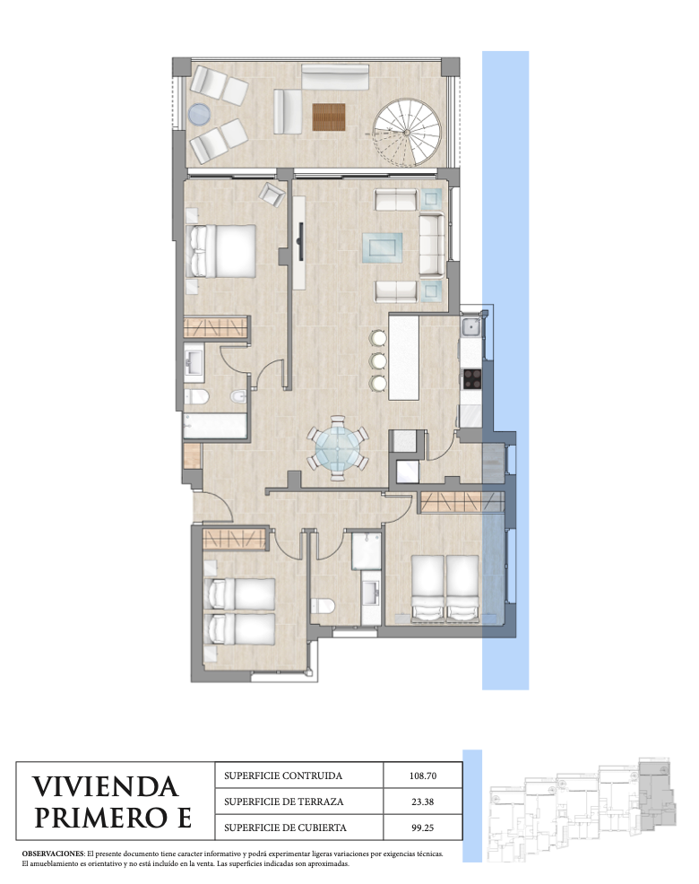 3 bedroom apartment in Portinatx