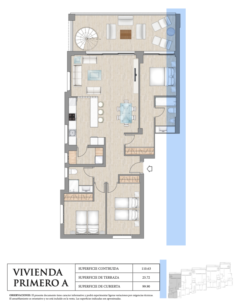 3 bedroom apartment in Portinatx