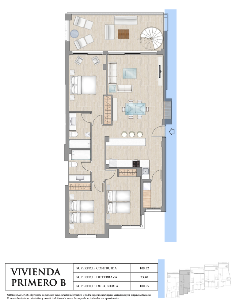 3 bedroom apartment in Portinatx