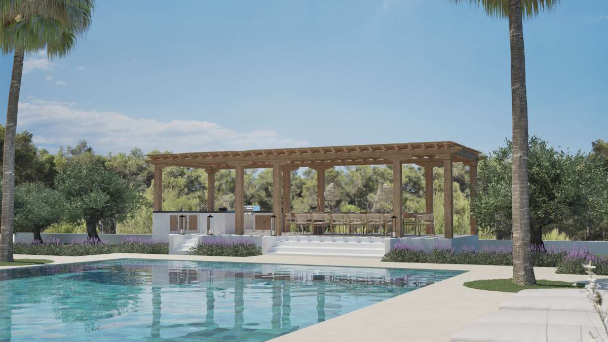 3 bedroom villa in Cala Martina